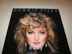 Bonnie Tyler-1983 Faster Than The Speed Of Night Vinyle LP signé-authentifié