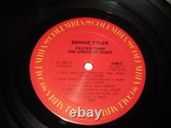 Bonnie Tyler-1983 Faster Than The Speed Of Night Vinyle LP signé-authentifié