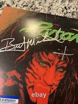 Brett Michaels Autographe Signé Poison Vinyl! Certifié Psa
