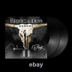 Brooks & Dunn REBOOT II Vinyle Noir LP Autographié signé Prévente confirmée