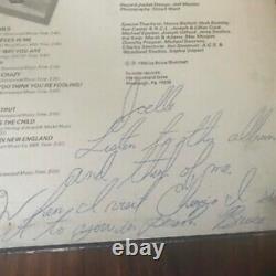 Bruce Sheinbart Qui pensez-vous tromper ? LP disque vinyle AUTOGRAPHIÉ