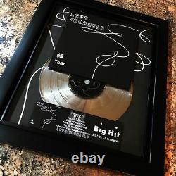 Bts (love Youself) CD Lp Record Vinyle Autographié Signé