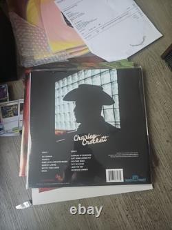 CHARLEY CROCKETT $10 Cowboy Vinyle Album Autographié Neuf