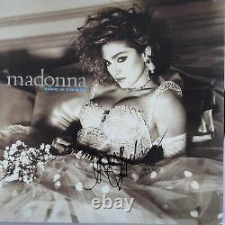 COA AUTOGRAPHE Madonna VINYL LP OBI JAPON Signé