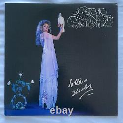 COA AUTOGRAPHE Stevie Nicks VINYL LP OBI JAPON Signé