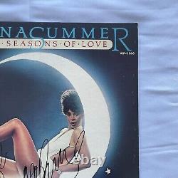 COA AUTOGRAPH Donna Summer VINYL LP JAPAN Signé