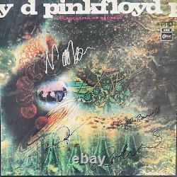 COA AUTOGRAPH Pink Floyd OP-80282 VINYL LP OBI JAPAN Signé