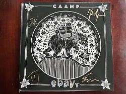 Caamp Par Et Par Vinyl Lp Signé / Autographé Navires Non Joués Le Même Jour