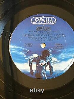 Calme Émeute Metal Health Vinyle LP Record Album signé Autographié par TOUS 1983