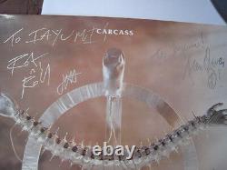 Carcass Heartwork Eu Original Vinyl Lp 1993 Copie Signée