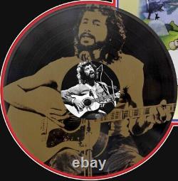 Cat Stevens Vinyle Noir Gravé au Laser Reproduction LP Signée Affichage