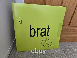 Charli XCX Brat Vinyle LP Limité Transparent et Rose Signé à la main