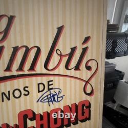 Cheech & Chong Big Bambú Disque Vinyle Autographié JSA Authentique