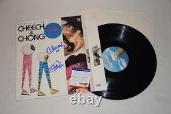 Cheech Marin et Tommy Chong Disque Vinyle 12 Signé Autographié Psa/dna Aa87719