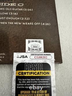 Cody Jinks Vinyle 30 Signé Autographié au Dos Authentifié par JSA Rare