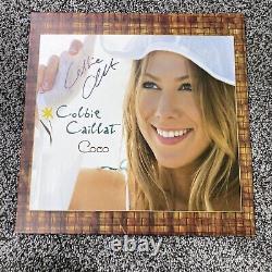 Colbie Caillat- Coco 15e Anniversaire Signé Enregistrement De Vinyle Jaune Autographié