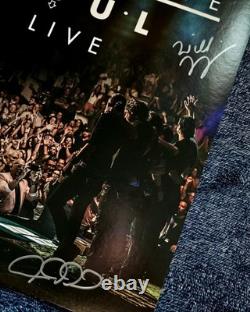 Collective Soul. 'Live'. Disque Vinyl LP 12 signé autographié.