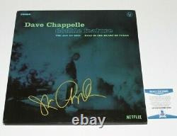 Comédien Dave Chappelle Signé Netflix Vinyl Record Album Lp Beckett Coa Bas