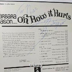 Copie Autographe Barbara Mason Chante Oh How It Hurts Sur Vg++ Cond Arctic MC 147