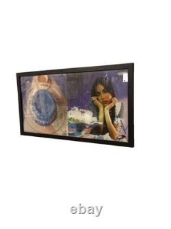 Couverture d'album vinyle signée 'Sour' d'Olivia Rodrigo avec certificat d'authenticité Beckett BAS encadrée