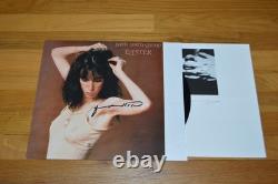 Couverture de disque vinyle de Pâques signée par Patti Smith avec hologramme Beckett