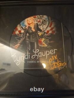 Cyndi Lauper Detour Vinyle LP dédicacé signé