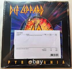 DEF LEPPARD Pyromania 40 Vinyle couleur 2LP & dédicacé signé avec COA Expédition rapide