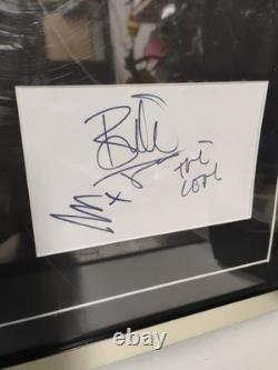 DISQUE D'OR VINYLE SIGNÉ AUTOGRAPHE PAR LE GROUPE GREEN DAY AMERICAN IDIOT RARE