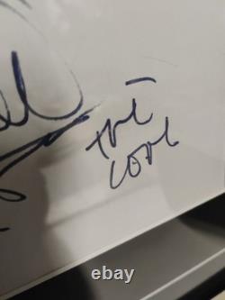 DISQUE D'OR VINYLE SIGNÉ AUTOGRAPHE PAR LE GROUPE GREEN DAY AMERICAN IDIOT RARE