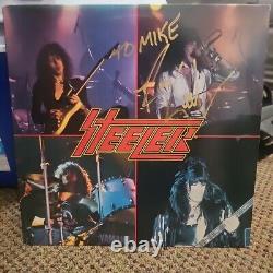 DISQUE VINYLE AUTOGRAPHIE Yngwie Malmsteen RARE 1983 STEELER LP 1007