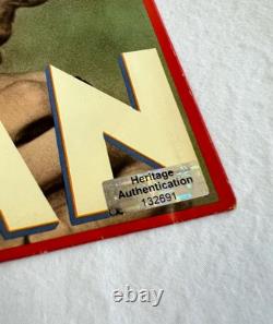 DISQUE VINYLE DÉFECTUEUX Authentique Autographe Signé à la Main de Bob Dylan avec G3D