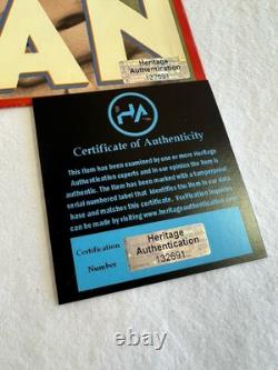 DISQUE VINYLE DÉFECTUEUX Authentique Autographe Signé à la Main de Bob Dylan avec G3D