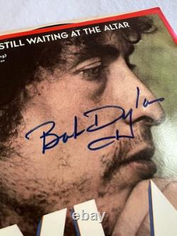 DISQUE VINYLE DÉFECTUEUX Authentique Autographe Signé à la Main de Bob Dylan avec G3D