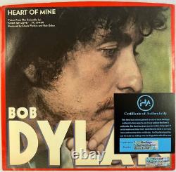 DISQUE VINYLE DÉFECTUEUX Authentique Autographe Signé à la Main de Bob Dylan avec G3D