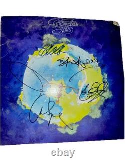 DISQUE VINYLE LP DRAMA SIGNÉ PAR LE GROUPE YES - Steve Howe, Geoff Downes, Trevor Horn RAD