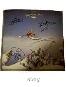 DISQUE VINYLE LP DRAMA SIGNÉ PAR LE GROUPE YES - Steve Howe, Geoff Downes, Trevor Horn RAD