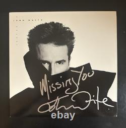 DISQUE VINYLE LP NO BRAKES SIGNÉ PAR JOHN WAITE AVEC INSCRIPTION DE MISSING YOU - PREUVE VIDÉO