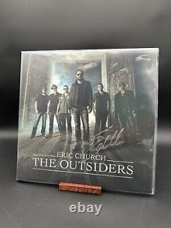 DISQUE VINYLE LP SIGNÉ D'ERIC CHURCH - PRESSAGE NOIR AUTOGRAPHIÉ DE THE OUTSIDERS