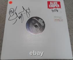DISQUE VINYLE PROMOTIONNEL 12'' SIMPLE SIGNÉ/AUTOGRAPHIÉ PAR ALICE COOPER
