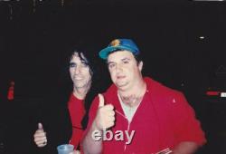 DISQUE VINYLE PROMOTIONNEL 12'' SIMPLE SIGNÉ/AUTOGRAPHIÉ PAR ALICE COOPER