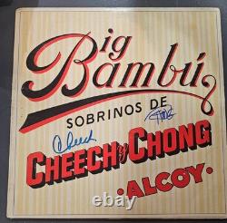 DISQUE VINYLE SIGNÉ CHEECH & CHONG BIG BAMBU CERTIFIÉ JSA Légendes de la Comédie