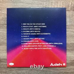 DJ Audien Disque Vinyle LP Rare Escapism Rose Signé par Nate Rathbun JSA