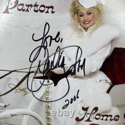 DOLLY PARTON Vinyle LP Album Home For Christmas Signé Autographié avec COA HOLO