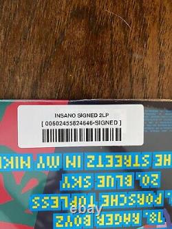 Dans les mains de Kid Cudi, signé Insano Vinyle rouge translucide 2LP enregistré Tout neuf sous blister