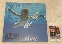 Dave Grohl Signé Jamais Nirvana Album Vinyl Avec Jsa Coa