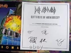 Def Leppard Pyromania 40 Vinyle Couleur 2LP & Certificat d'Authenticité Signé