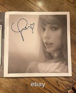 Département des poètes torturés de Taylor Swift Vinyl Le manuscrit signé à la main COEUR