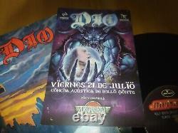 Dio Saint Plongeur Autographié par Ronnie James Dio vinyle Lp Venezuela Inc. Flyer
