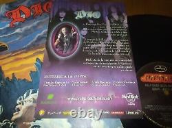 Dio Saint Plongeur Autographié par Ronnie James Dio vinyle Lp Venezuela Inc. Flyer