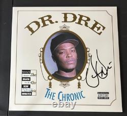 Disque VINYLE Authentique Signé LP Dr. Dre THE CHRONIC Certificat d'Authenticité Inclus